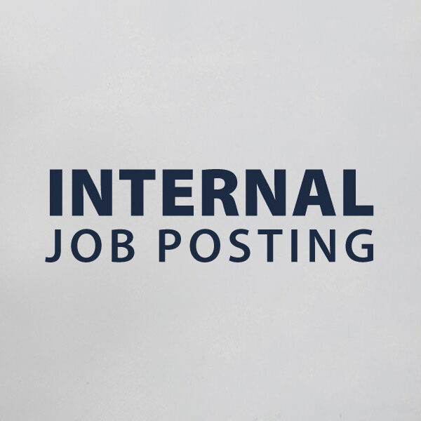 Internal Job Posting