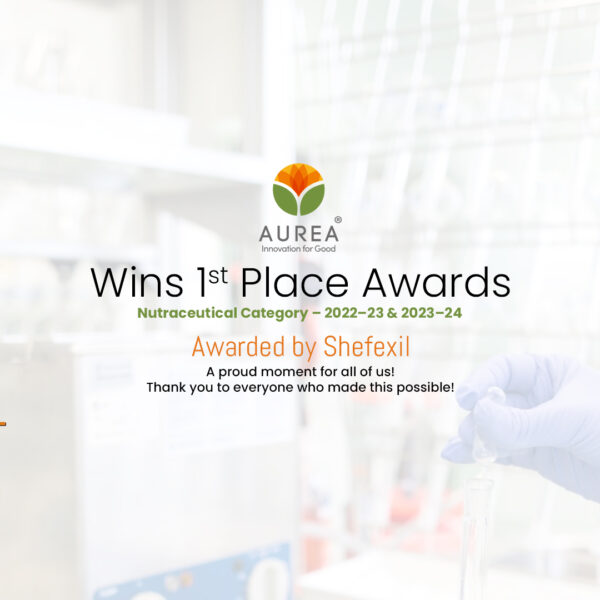 Shefexil Honours Aurea Biolabs with First-Place Awards for 2022–23 & 2023–24